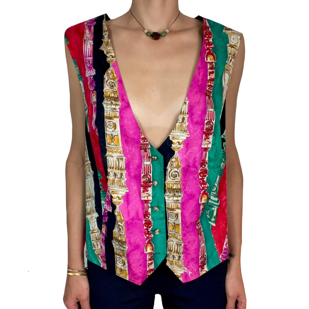 Vintage Vest 1980s | Size: Medium